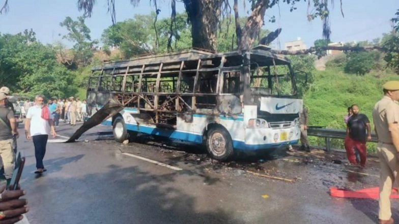4 Killed, 20 Injured as Bus Catches Fire in J-K's Katra