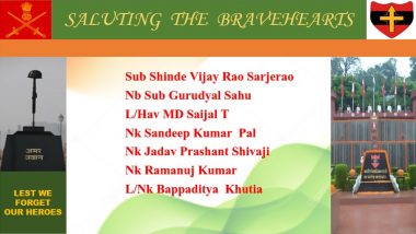 Ladakh Road Accident: Indian Army’s Northern Command Releases Names of Bravehearts Who Lost Lives in Tragic Road Accident