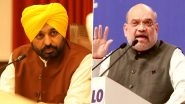 Punjab CM Bhagwant Mann To Meet Union Home Minister Amit Shah on Border Security, Bhakra Beas Board Issues