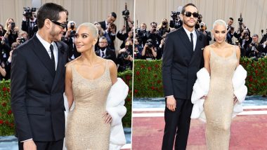 Met Gala 2022: Kim Kardashian And Pete Davidson Make Heads Turn With Their Stylish Avatars (View Pics)