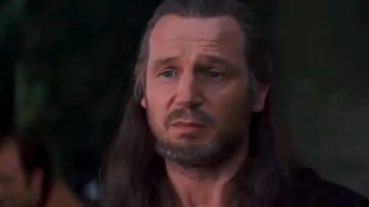 Qui-Gon Jinn Voiced By Liam Neeson And His Son!