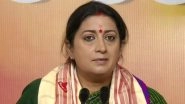 Har Ghar Tiranga: PM Narendra Modi First Prime Minister Who Urged People To Hoist Tricolour Atop Homes, Says Smriti Irani