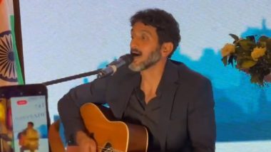 Israeli Actor Tsahi Halevi Sings ‘Yaara Teri Yaari’ in New Delhi on the Occasion of His Country’s 74th Independence Day (Watch Video)