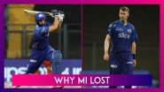 Mumbai Indians vs Sunrisers Hyderabad IPL 2022: 3 Reasons Why MI Lost