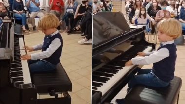 5-Year-Old Boy Effortlessly Plays Music Composed by Mozart on The Piano; Watch His Incredible Performance 