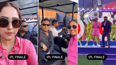 IPL 2022 Final: Neeti Mohan Rehearses With AR Rahman For Closing Ceremony Ahead of Gujarat Titans Vs Rajasthan Royals (Watch Video)