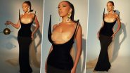 Doja Cat Is Dripping Gold in This Schiaparelli Gown For BBMAs 2022 With A Bare Chest And Golden Nipple Pasties (View Pics)