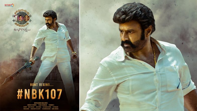 NBK107: Nandamuri Balakrishna Looks Fierce in New Poster Released on NT Rama Rao’s Birth Anniversary