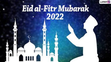 Eid al-Fitr 2022 Mubarak Wishes & Images: Share HD Greetings, WhatsApp Messages, Facebook Status and Eid Wallpapers on This Joyous Occasion