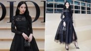 BLACKPINK&rsquo;s Jisoo Looks Regal in Dior&rsquo;s Black Lace Dress As She Attends Fashion Show (View Pics)