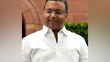 India News | CBI Books Five, Including Karti Chidambaram for Bribery to Facilitate Visa to Chinese Company