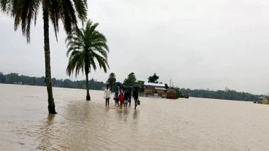 India News | Assam Chief Secretary Reviews Floods, Landslide Situation in State; More Than 4 Lakh People in 26 Districts Affected