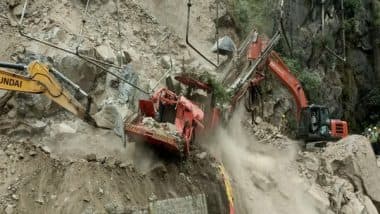 India News | Jammu Tunnel Collapse: Fresh Landslide Halts Rescue Efforts