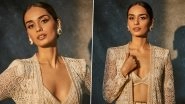 Manushi Chhillar Exudes Elegance in Ivory Sharara During Samrat Prithviraj Promotions (View Pics)