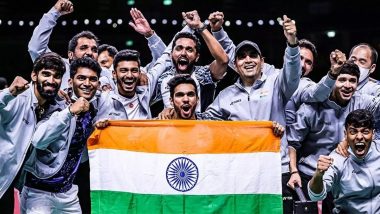 Thomas Cup 2022: Virat Kohli, Sachin Tendulkar and Ravi Shastri Hail Indian Badminton Team for Historic Title Win