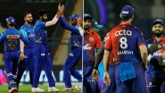 How To Watch MI vs DC Live Streaming Online in India, IPL 2022? Get Free Live Telecast of Mumbai Indians vs Delhi Capitals, TATA Indian Premier League 15 Cricket Match Score Updates on TV