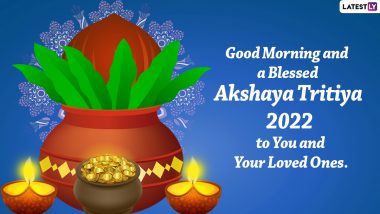 Good Morning Images With Akshaya Tritiya 2022 Wishes: WhatsApp Stickers, Akha Teej Greetings, GIFs, SMS and Messages To Send on the Auspicious Festival