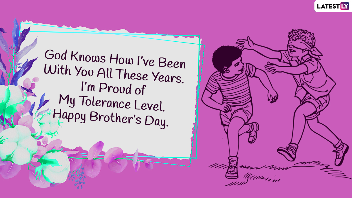 National Brother's Day 2023 Wishes & HD Images: WhatsApp Messages ...