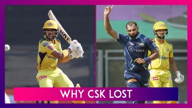 Chennai Super Kings vs Gujarat Titans IPL 2022: 3 Reasons Why CSK Lost