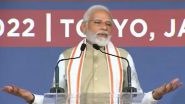 PM Narendra Modi Japan Visit Latest Updates: India’s Democracy Became Strong, Resilient in Last 8 Years, Says PM Modi; Urges Everyone To Join ‘Bharat Chalo, Bharat Se Judo’ Campaign