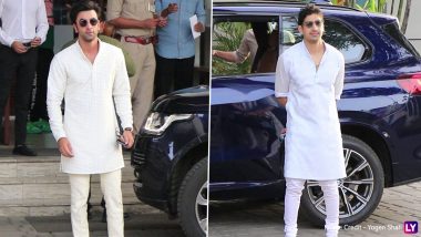 Brahmastra: Ranbir Kapoor, Ayan Mukerji Twin In White As They Head To Visakhapatnam (View Pics)