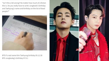 BTS' V Aka Kim Taehyung And Jungkook's Real Names & Birthdays Added to Death List for K-Drama 'Tomorrow'; ARMY Gets Furious