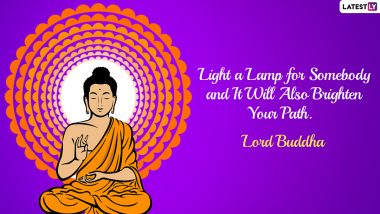 Happy Buddha Purnima 2022 HD Images & Wishes: Facebook Greetings, Quotes, Wallpapers, WhatsApp Status Messages & SMS To Celebrate This Buddhist Festival