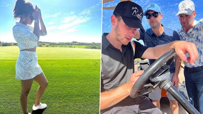 Priyanka Chopra’s Golfing Photos Receive a ‘Hot’ Reply from Hubby Nick Jonas!