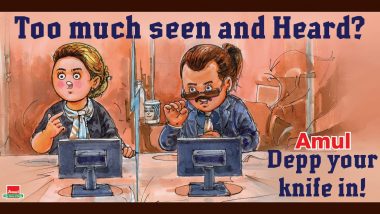 Johnny Depp-Amber Heard Defamation Trial Takes a Funny Turn in This Amul Topical Ad (View Tweet)