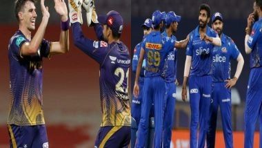 Sports News | IPL 2022: Bumrah's Five-for Undone by Clinical KKR as MI Suffer 9th Loss of Season