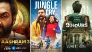 OTT Releases of the Week: Bobby Deol&rsquo;s Aashram Season 3 on MX Player, Abhay Deol&rsquo;s Jungle Cry on Lionsgate Play, Jacob Verghese&rsquo;s 9 Hours on Disney+ Hotstar and More