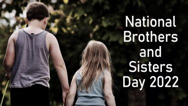 Happy National Brothers And Sisters Day 2022 Wishes & Greetings: Send WhatsApp Messages, HD Images And Wallpapers To Your Siblings On This Super Cool Day!