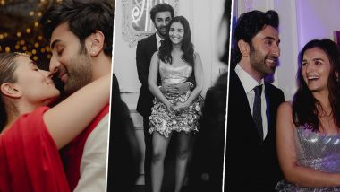 Alia Bhatt Shares Sweet Photos With Hubby Ranbir Kapoor on Their One-Month Anniversary! (View Pics)