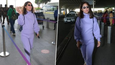 Cannes 2022: Hina Khan Looks Cool and Happy as She Leaves for 75th Film Festival (View Pics and Video)
