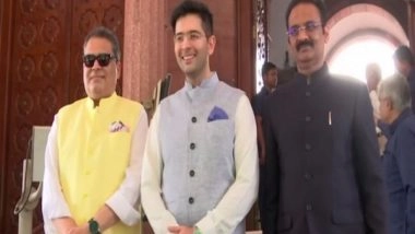 India News | Delhi: 3 AAP Leaders Take Oath as MPs in Rajya Sabha, Say 'will Raise Common Man's Voice'