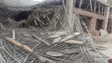 India News | One Dead, 2 Injured as Lanter of Under-construction Building Collapses in Delhi's Mundka