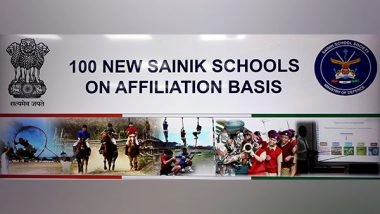 India News | Admission Process in Newly Approved Sainik Schools Begins
