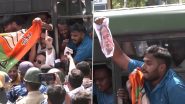 SSC Appointments Scam: BJP Workers Protest Against Mamata Banerjee Government (See Pics)