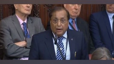 World News | Lord Rami Ranger Slams Pakistan in British Parliament over Religious Persecution