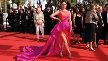 Cannes 2022: Aditi Rao Hydari Looks Gorgeous As She Graces The Red Carpet In A Thigh-High Slit Gown! View The Actress’ Pictures From The Film Festival