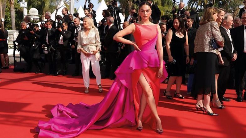 Cannes 2022: Aditi Rao Hydari Looks Gorgeous As She Graces The Red Carpet In A Thigh-High Slit Gown! View The Actress’ Pictures From The Film Festival