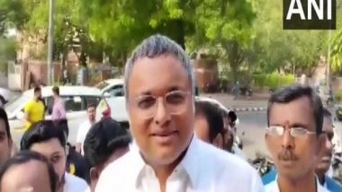 India News | Karti Chidambaram Gets Interim Protection Till May 30 in ED Case on Chinese Visa Matter