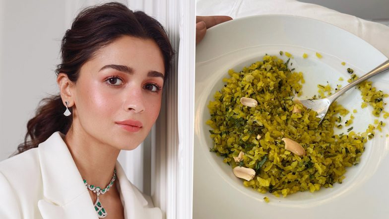 Alia Bhatt Gorges on French Fries and Poha as She Attends an Event in Doha (View Pics)