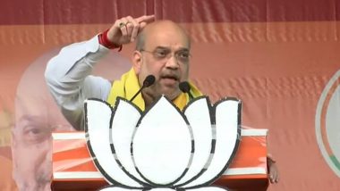 Amit Shah Visits Teen Bigha Corridor in West Bengal, Interacts with BSF Officials