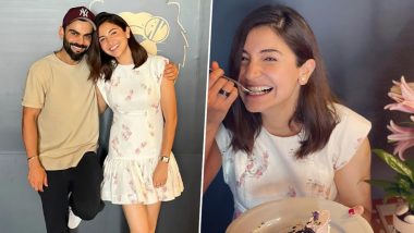 Anushka Sharma Pens a Powerful Note on Her 34th Birthday as She Rejoices Eating the Biggest Slice from Her Cake (View Pics)