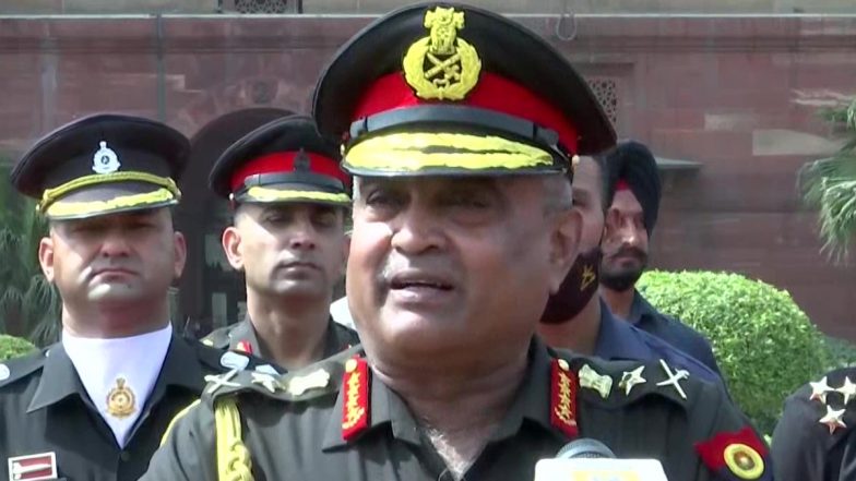 India-China Border Issue: 'We Will Not Permit Any Loss of Territory', Says Army Chief General Manoj Pande (Watch Video)