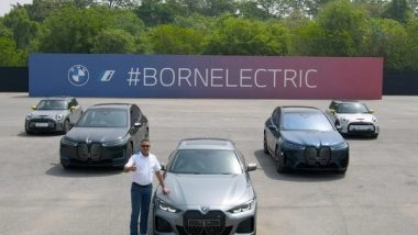 Business News | Electrifying. The BMW I4. Exceeding All Expectations, First Electric Mid-size Sedan with Unlimited Sheer Driving Pleasure Debuts in India
