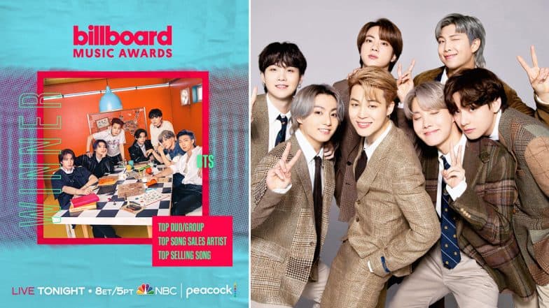 BTS' Incredible 3 Wins at Billboard Music Awards 2022 is The Reason Why ARMY is in Seventh Heaven! (View Tweets)