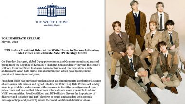 BTS Boys All Set To Meet US President Joe Biden At White House To Discuss Anti-Asian Hate Crimes And Celebrate AANHPI Heritage Month