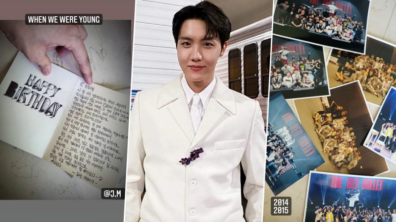 BTS' J-Hope Takes a Trip Down Memory Lane As He Shares Throwback Pictures of Old Hand-Written Letter From Jimin, 2012 Eminem Concert Tickets & Much More!